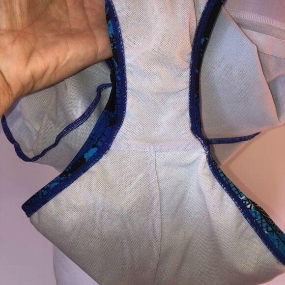 Speedo Swimsuit Womens Size 10 Vintage One Piece Blue Racerback Polyester NWOT - Picture 10 of 10